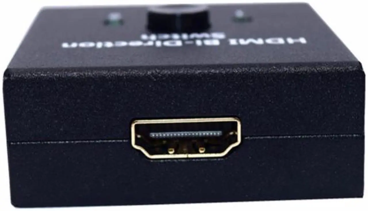 Alt view image 5 of 6 - Full HD 1080P HDMI Switcher 2 Ports Bi-direction Smart AB Switch HDMI Splitter Video Audio Adapter Ultra HD 4K*2K