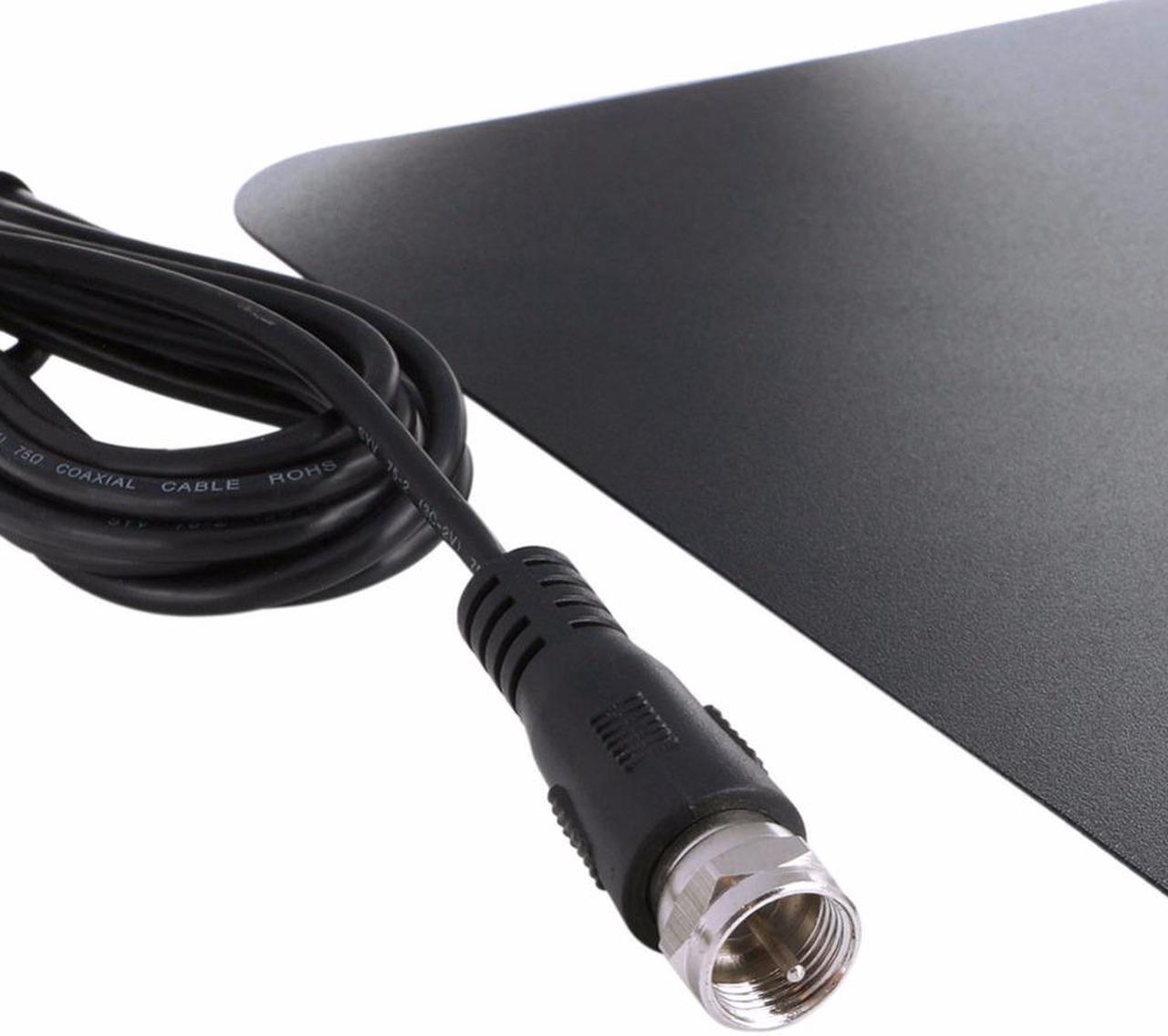 Alt view image 6 of 6 - EU Plug Indoor Outdoor Mini Digital HDTV Freeview TV Antenna For DTMB ATSC ISDB-T DVB-T with TV Aerial Amplifier 50 Mile TV Male