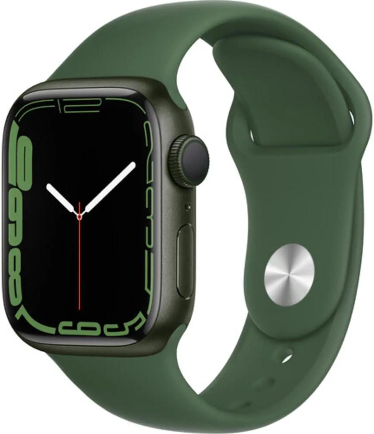 Alt view image 4 of 4 - Apple Watch Series 7 (GPS) 41mm Aluminum Case, Green