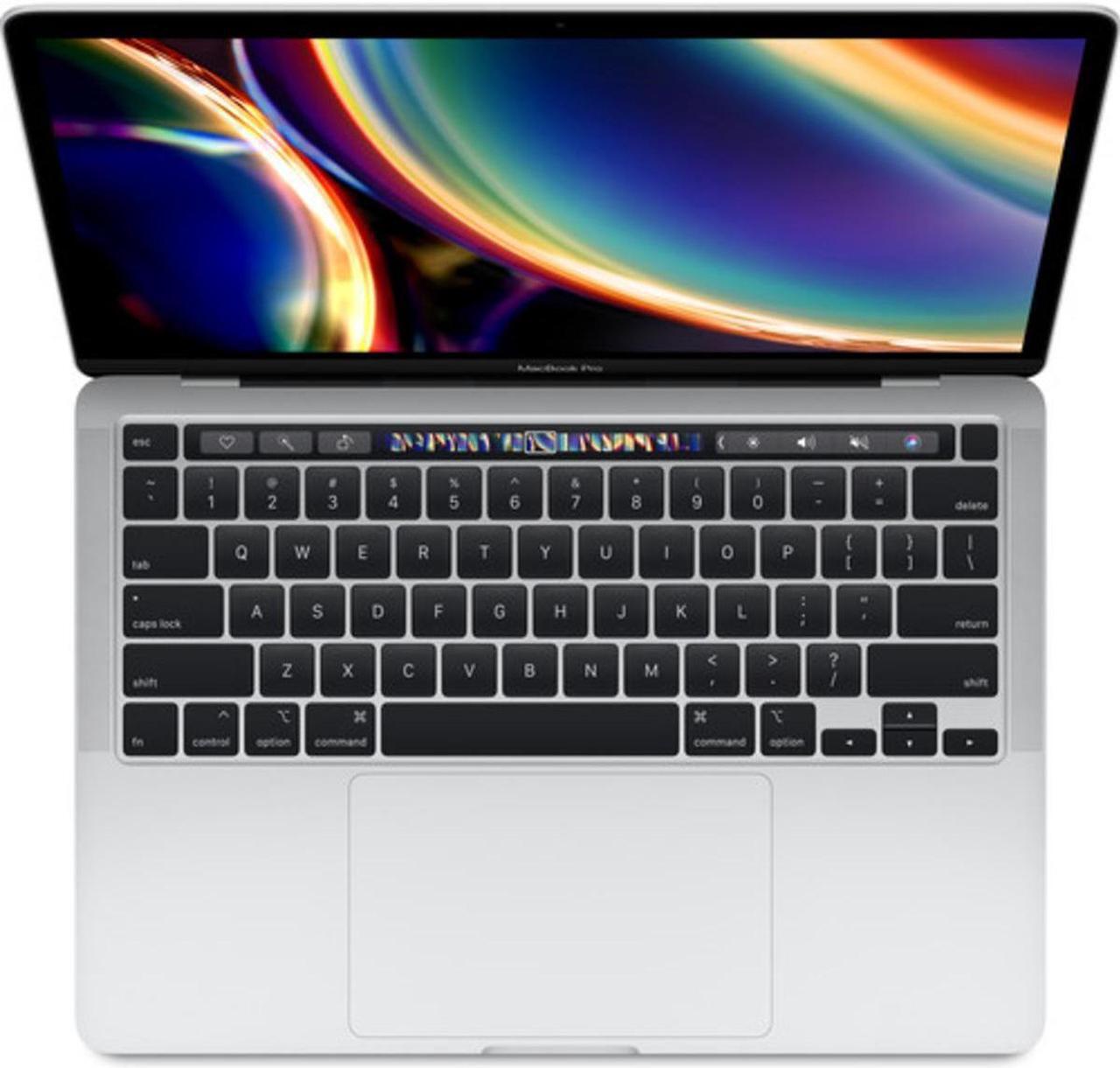 Alt view image 3 of 5 - Apple 13.3" MacBook Pro Touch Bar 1.4 GHz Intel Core i5 8GB RAM 512GB SSD Spanish Language Keyboard Silver Mid 2020