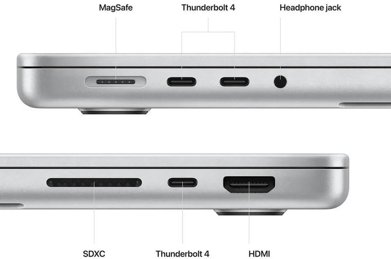 Alt view image 3 of 6 - MacBook Pro 13.3-inch Laptop - Apple M2 chip - 8GB Memory - 512GB SSD - Korean KB - Silver (2022)