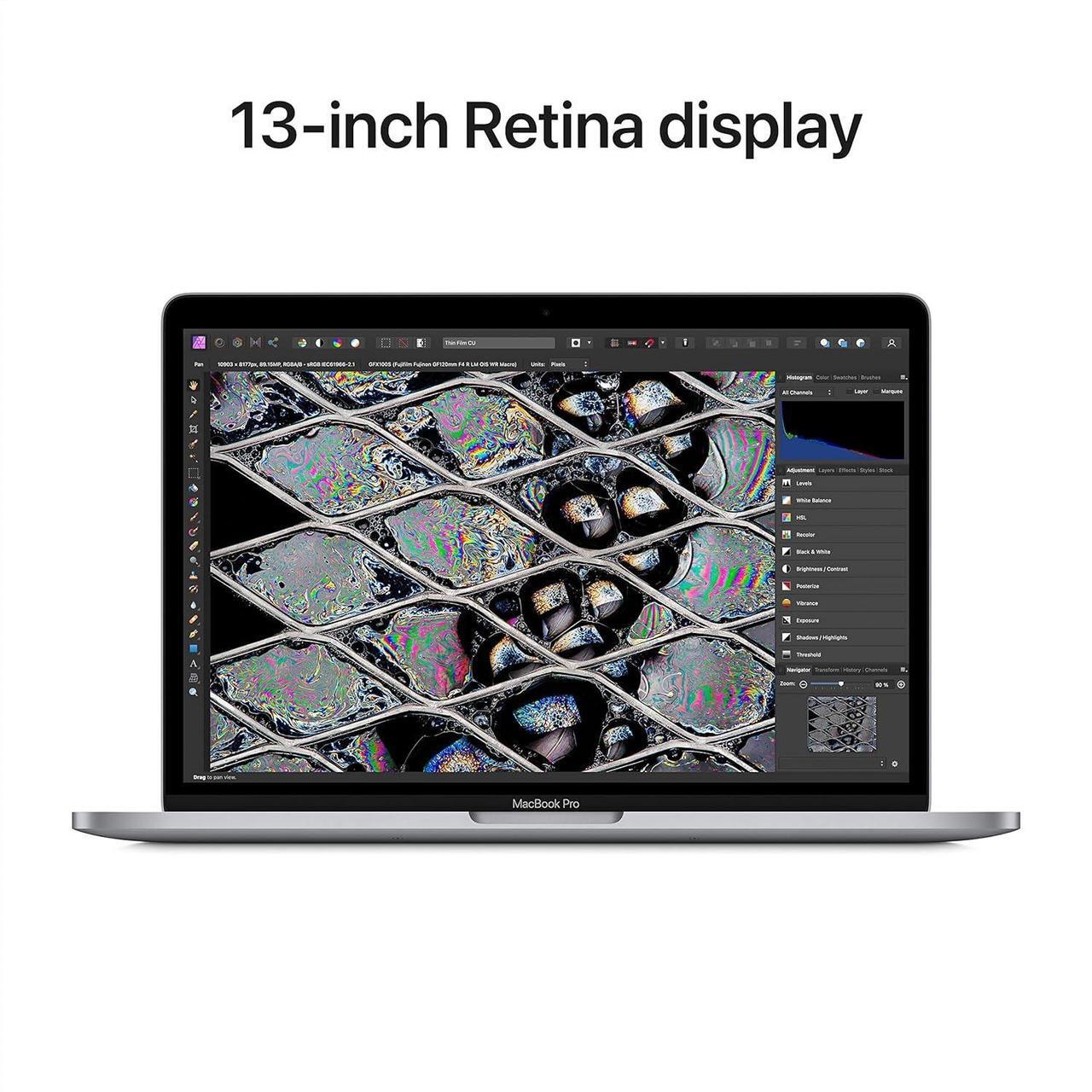 Alt view image 3 of 6 - Apple 13.3" MacBook Pro Apple M2 8-Core Chip 8GB RAM 512GB SSD UK Language Keyboard Space Gray
