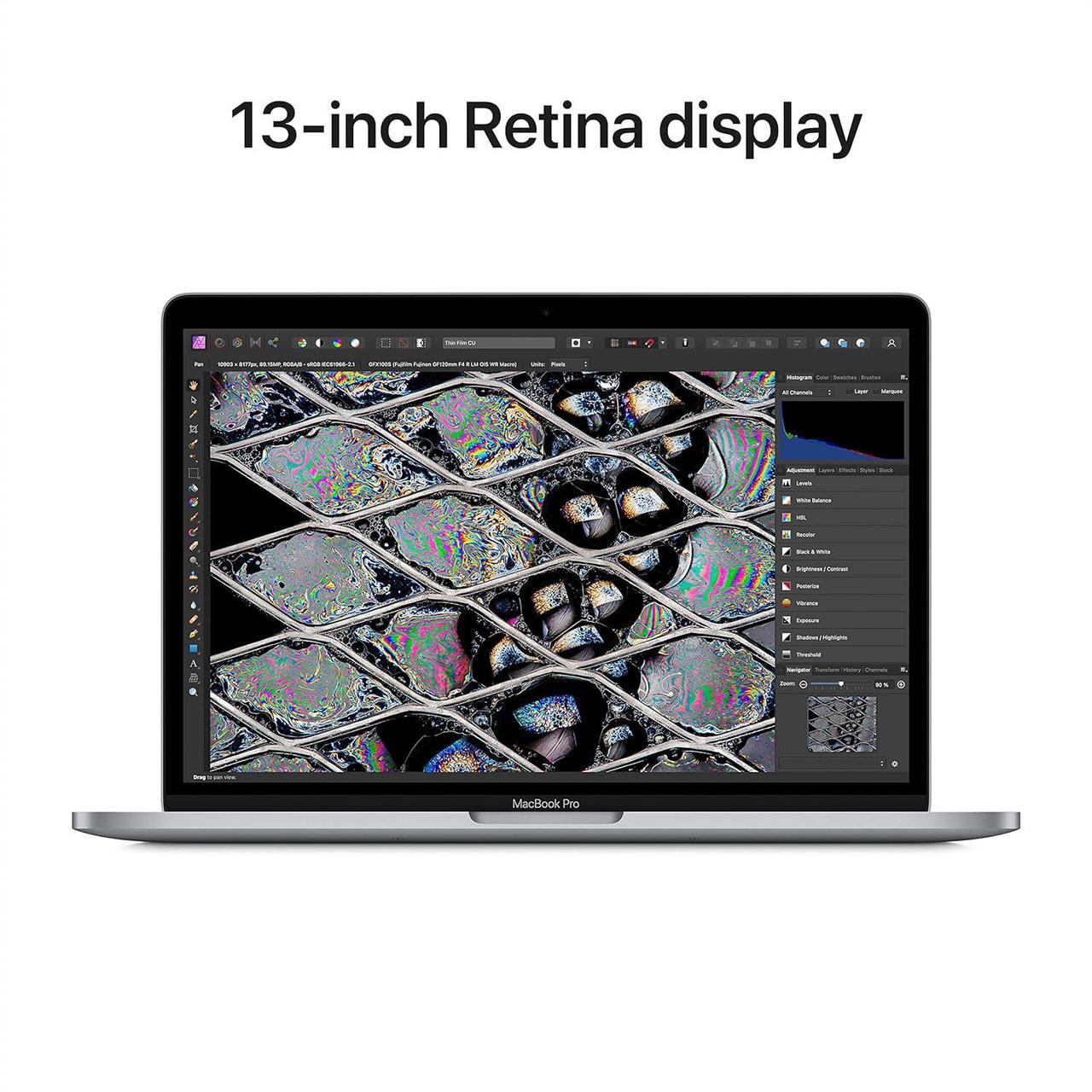 Alt view image 4 of 6 - Apple 13.3 inch MacBook Pro   Apple M2 chip - 8GB - 256GB SSD - Space Gray  Turkish KB (2022)