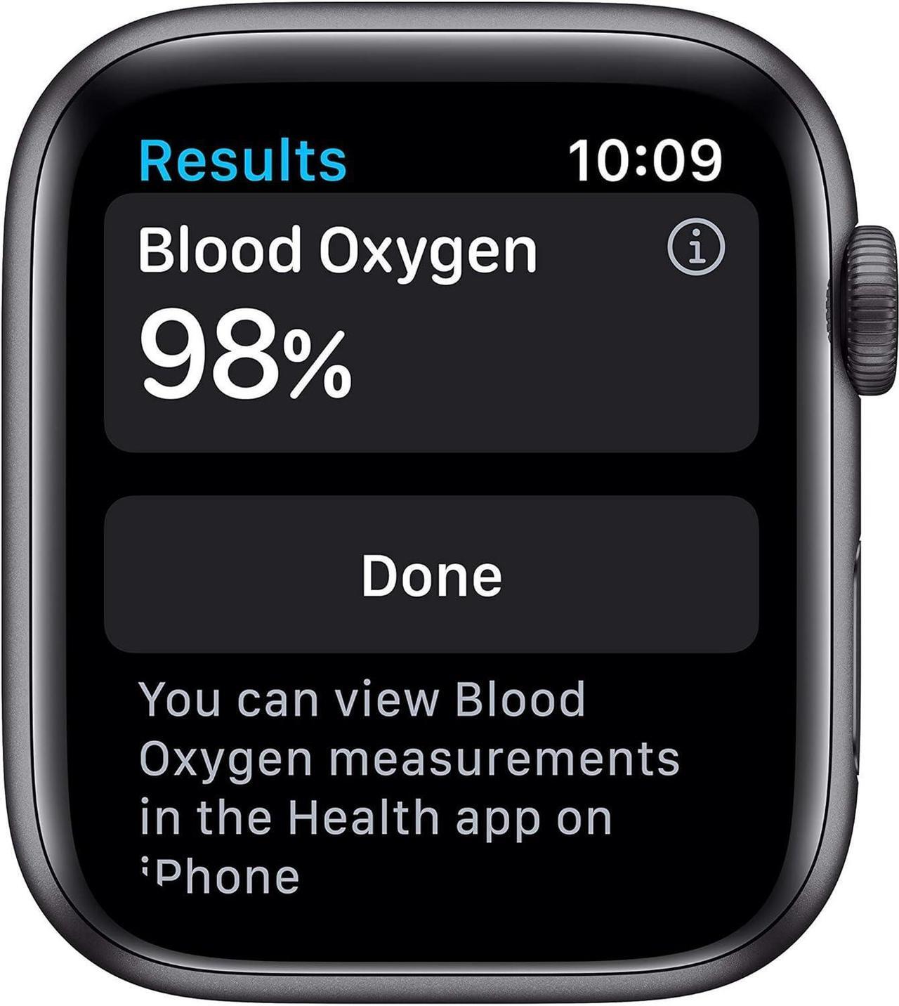 Alt view image 13 of 14 - Apple Watch Series 6 40mm Silver Aluminum Case with White Sport Band GPS + Cellular M02N3LL/A