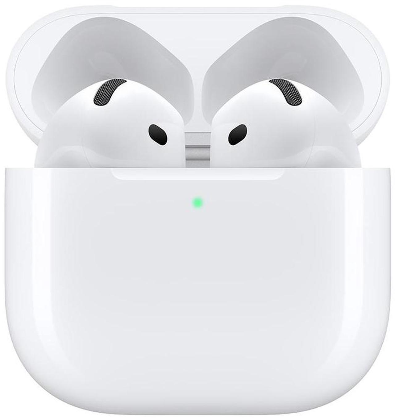 Alt view image 4 of 7 - Apple AirPods 4 with Active Noise Cancellation - White