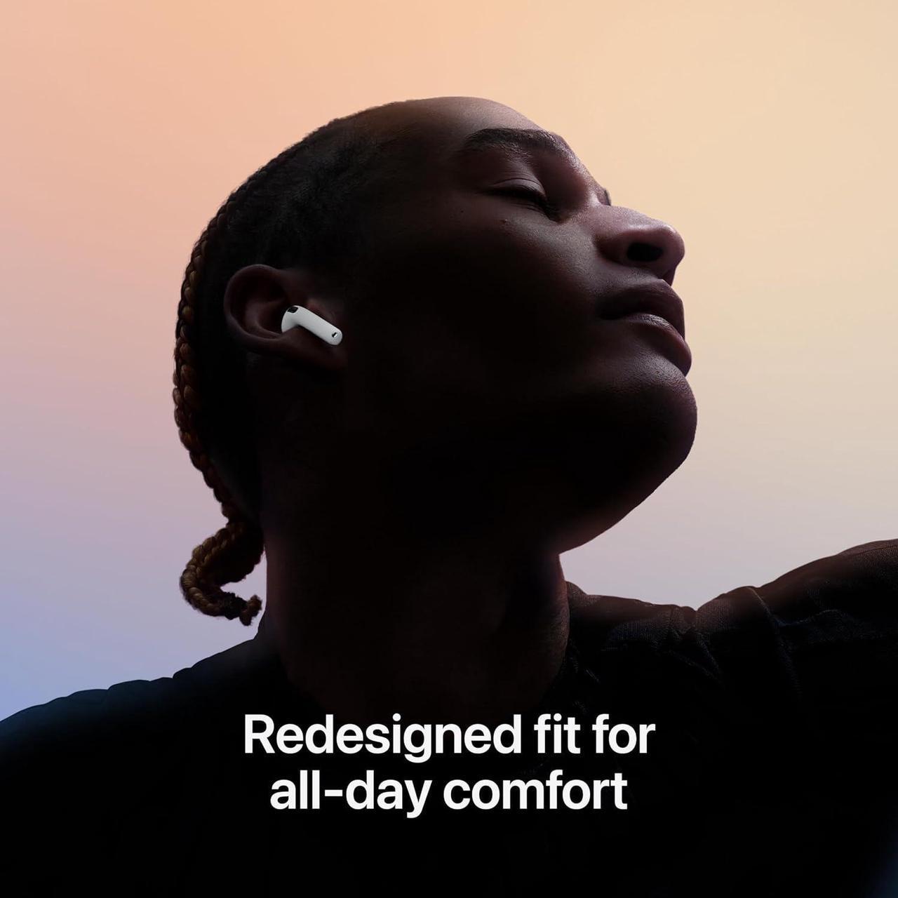 Alt view image 7 of 7 - Apple AirPods 4 with Active Noise Cancellation - White