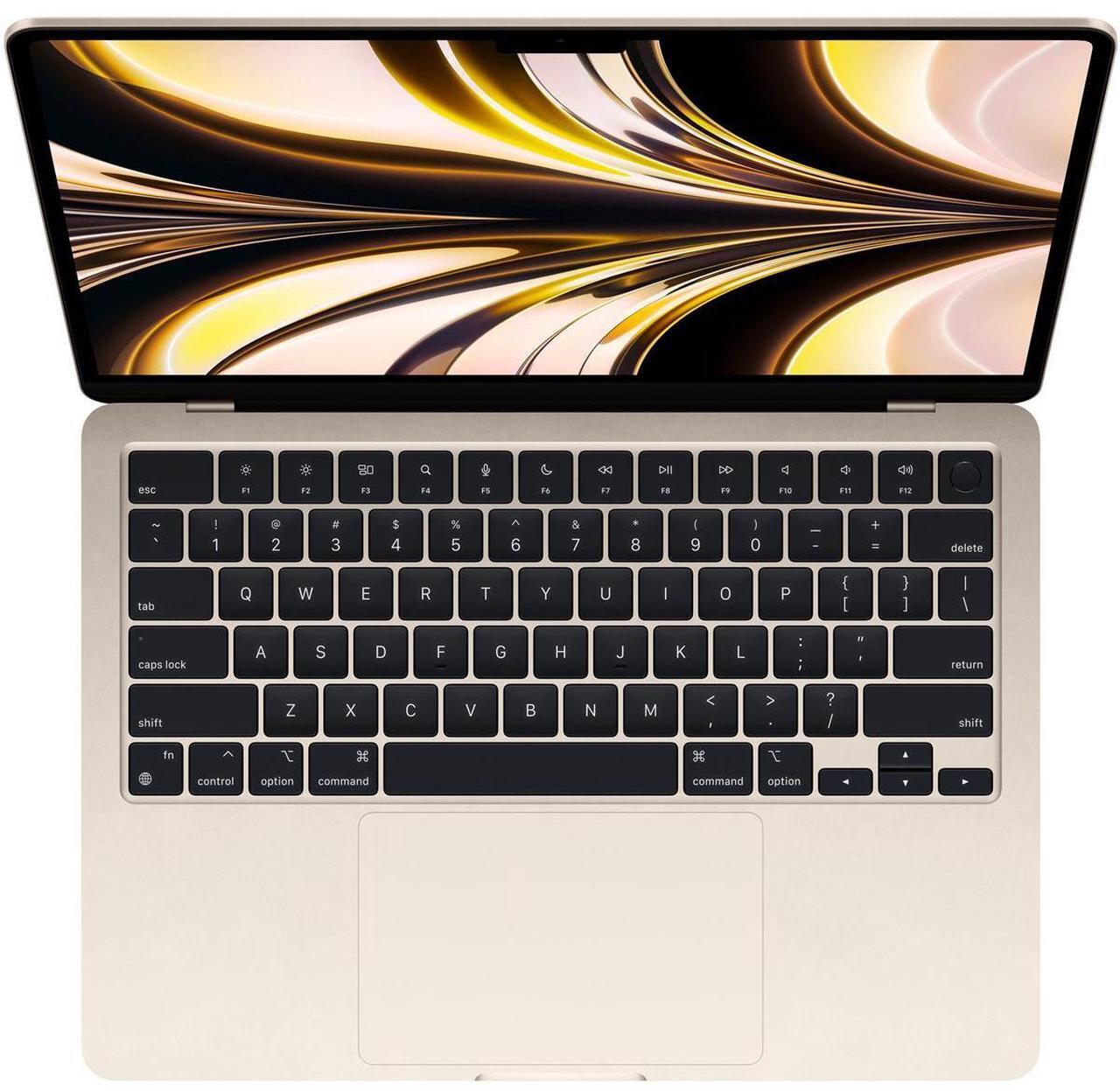 Alt view image 2 of 5 - Apple MacBook Air 13.6" Laptop - Apple M2 chip - 8GB Memory - 256GB SSD - Starlight MLY13LL/A (2022)