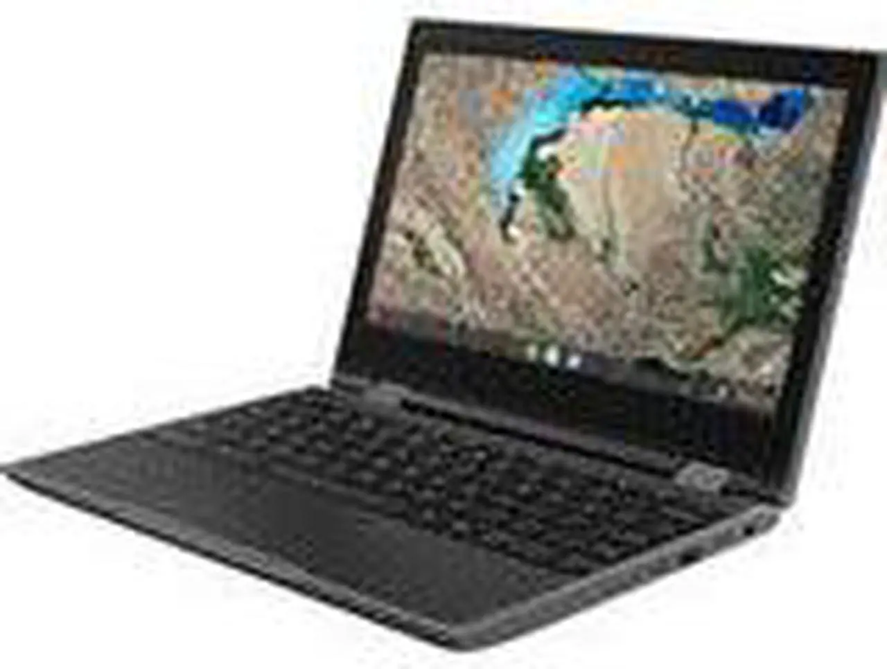 Alt view image 8 of 18 - Lenovo 300e Chromebook 2nd Gen 81MB0004US 11.6" Touchscreen Chromebook - 1366 x 768 - Celeron N4000 - 4 GB RAM - 32 GB Flash Memory - Black