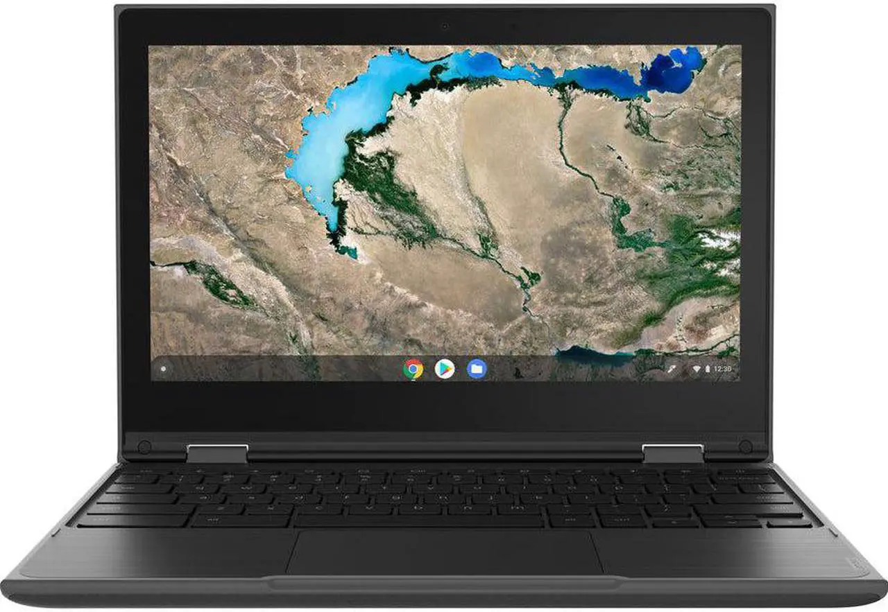 Alt view image 10 of 18 - Lenovo 300e Chromebook 2nd Gen 81MB0004US 11.6" Touchscreen Chromebook - 1366 x 768 - Celeron N4000 - 4 GB RAM - 32 GB Flash Memory - Black