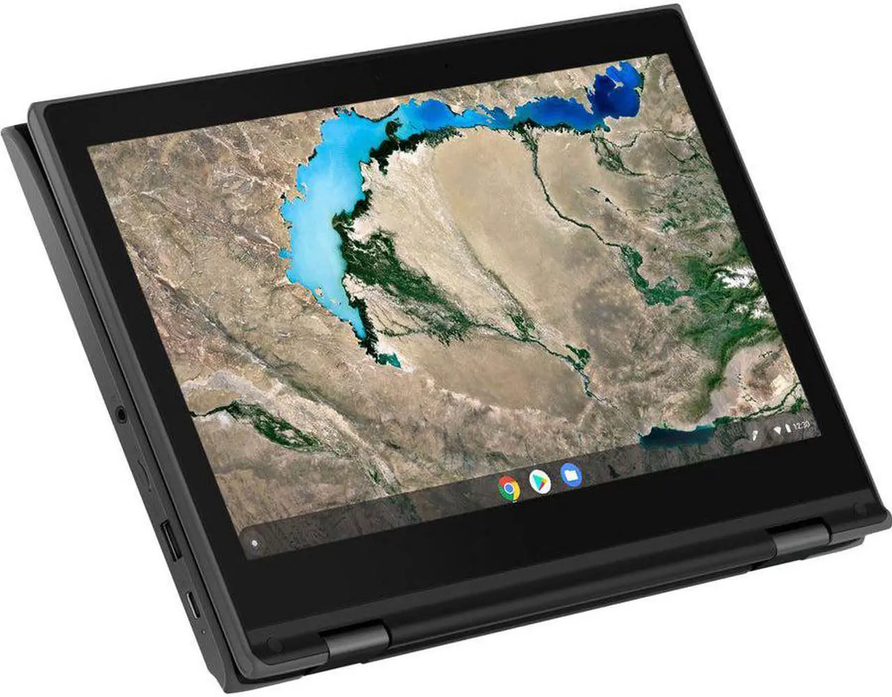Alt view image 11 of 18 - Lenovo 300e Chromebook 2nd Gen 81MB0004US 11.6" Touchscreen Chromebook - 1366 x 768 - Celeron N4000 - 4 GB RAM - 32 GB Flash Memory - Black