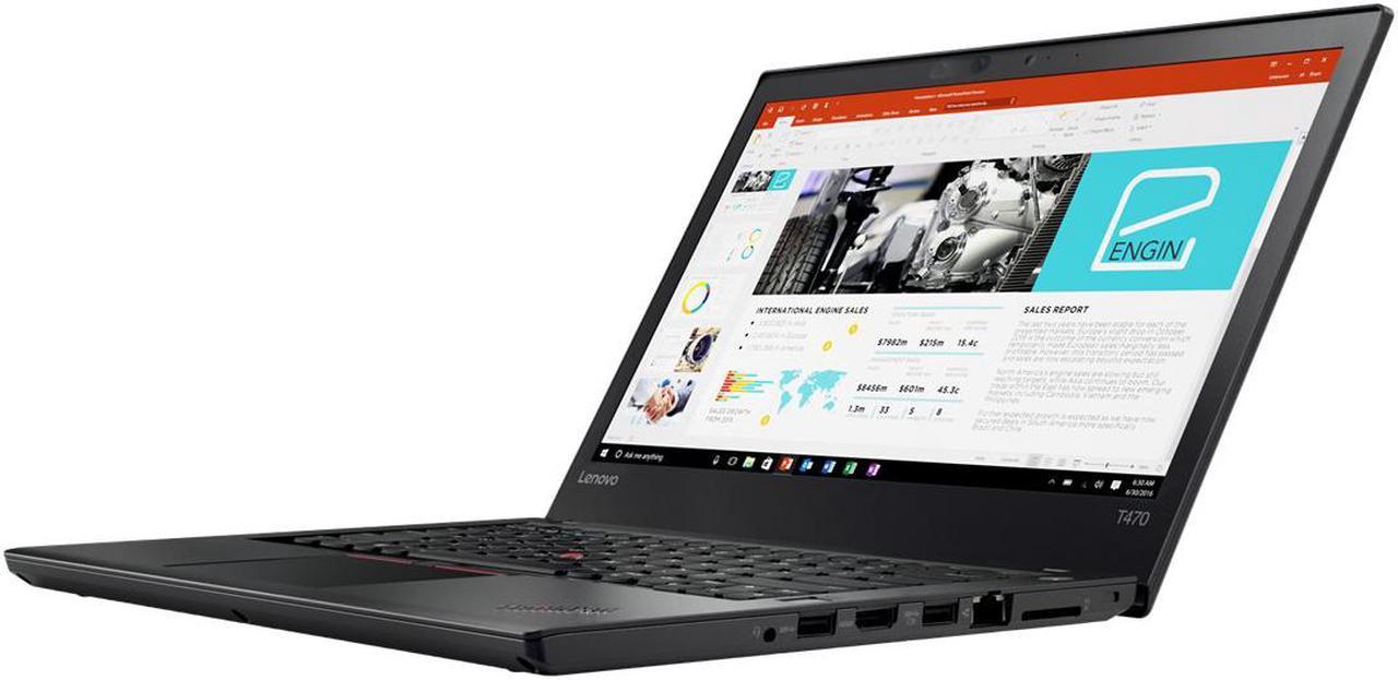 Lenovo ThinkPad T470 Core i5-6300U 2.40 GHz 256 GB 8 GB