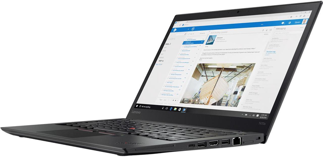 Lenovo ThinkPad T470S Core i5-6300U 2.40 GHz 256 GB 8.0 GB