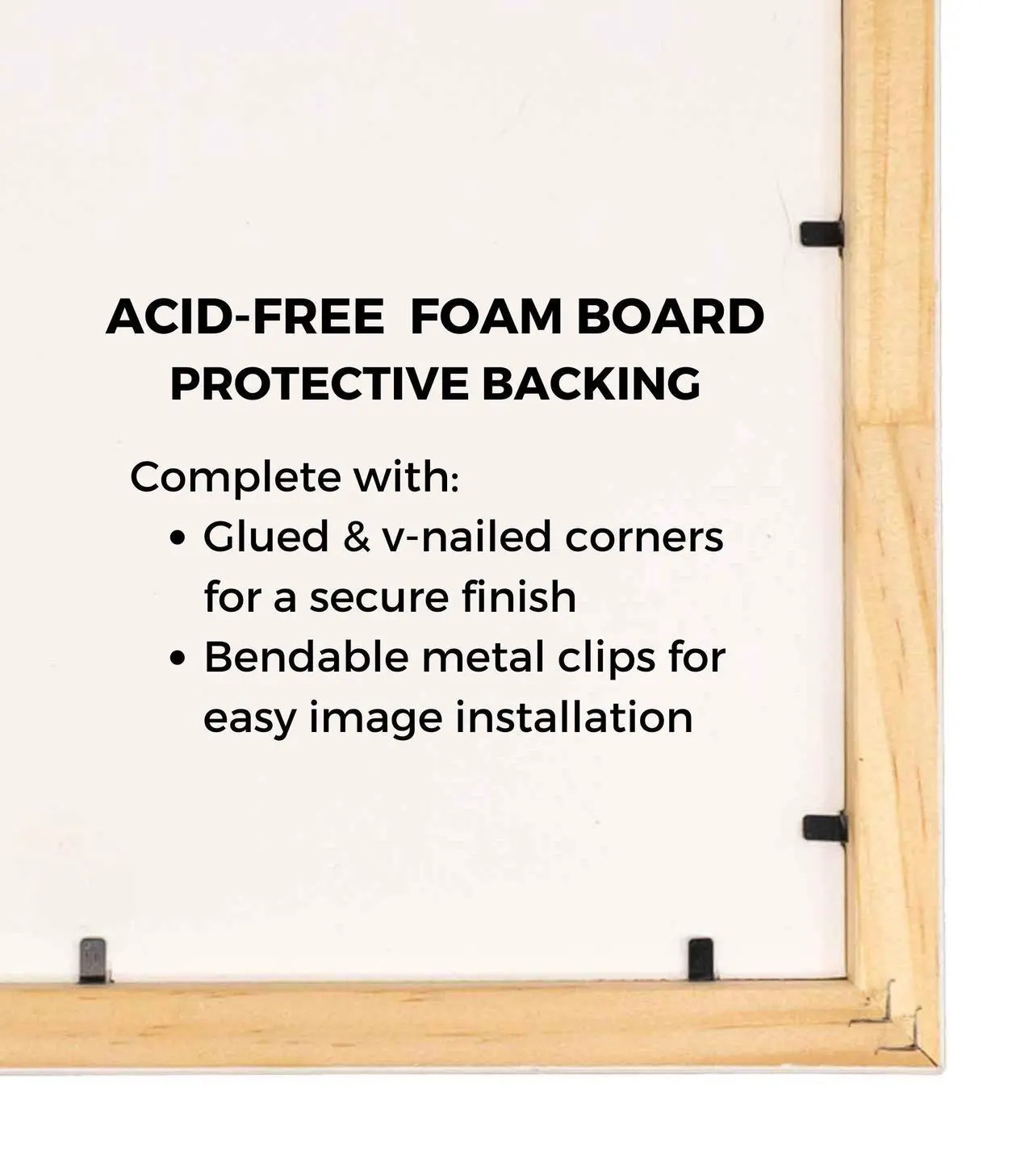 Alt view image 7 of 7 - 20x24 Shadow Box Cream of Wheat White Washed Display Frame | 0.875 Inches Deep Solid Wood Shadowbox | UV Resistant Acrylic Front, Acid Free Backing, and Hanging Hardware | Waverly Picture Frame Style