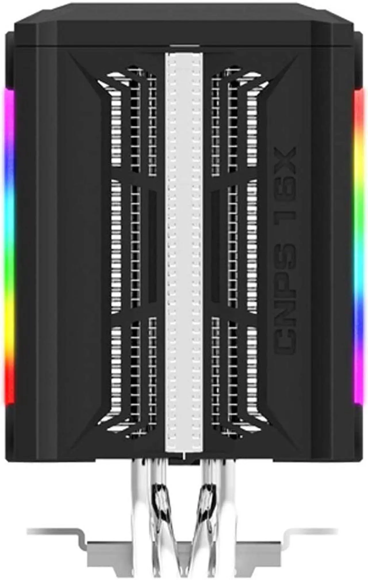 Alt view image 3 of 4 - Zalman CNPS 16x, Real RGB LED CPU Cooler with 4D Patented Corrugated Fin Design, 120mm, for Intel & AMD (Black)