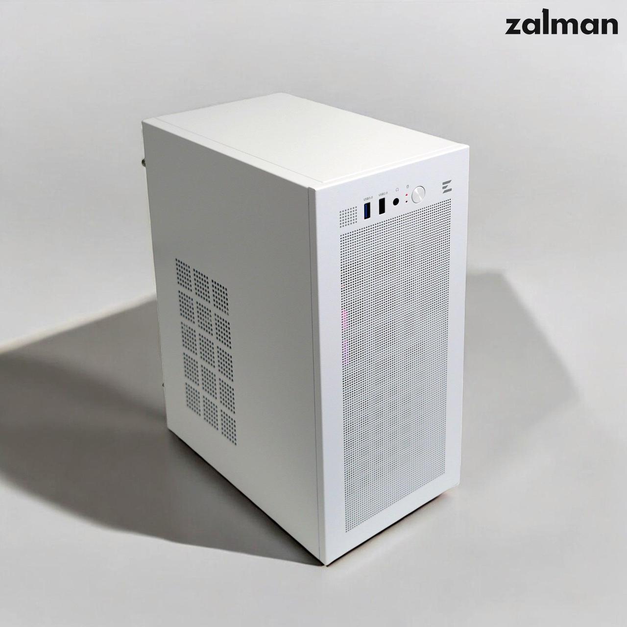 Alt view image 2 of 7 - Zalman CUBIX Compact mATX ITX PC Case, Micro-ATX / Mini-ITX / DTX, SFF Small Form Factor SFX HTPC Computer Chassis, Fits standard ATX Power Supply, USB 3.0, White