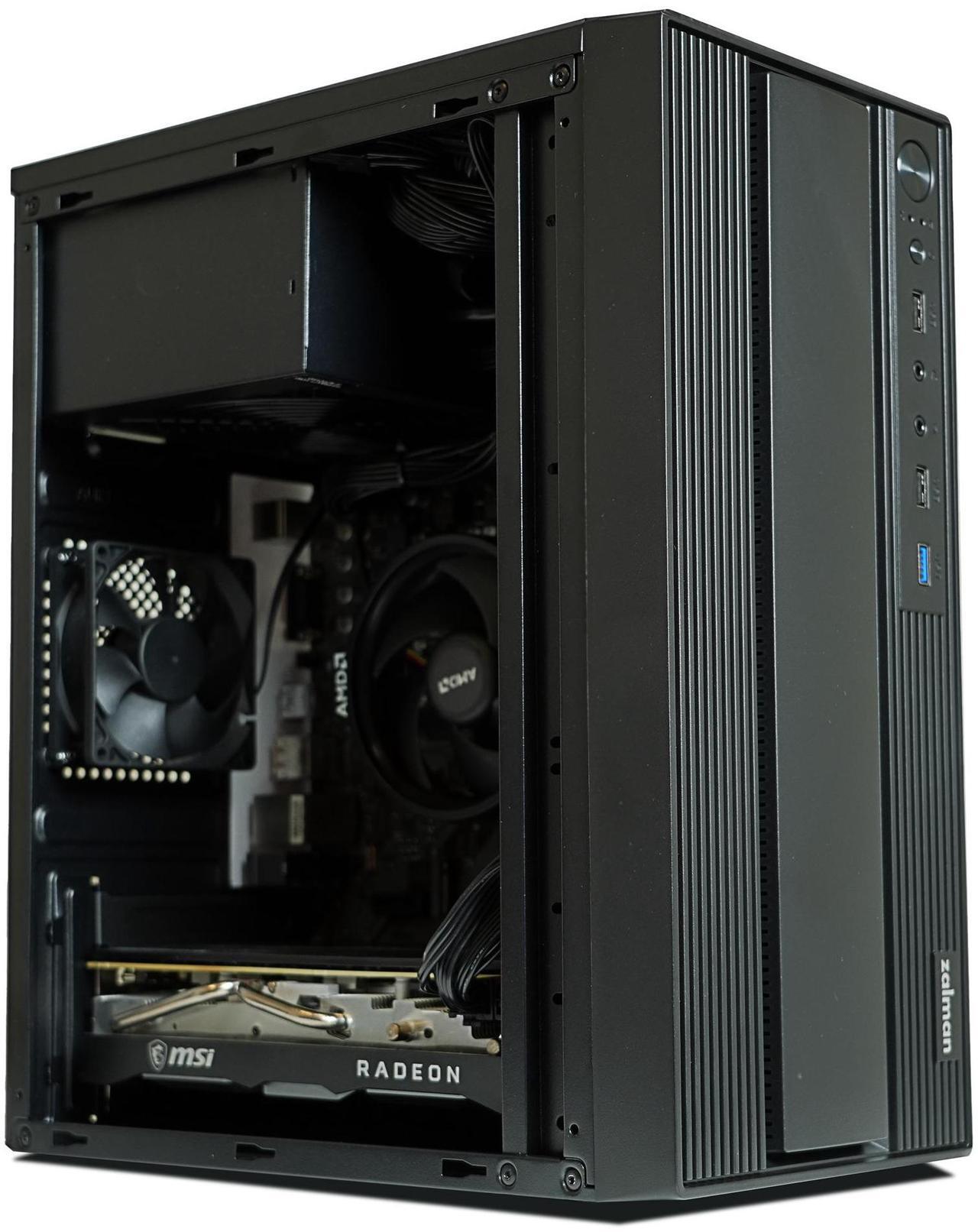 Alt view image 2 of 7 - Zalman T6 Mini M-ATX PC Case, Micro-ATX / Mini-ITX / DTX, SFF SFX HTPC Small Computer Chassis, Fits Standard ATX Power Supply, USB 3.0, Compact Desktop Mini Tower