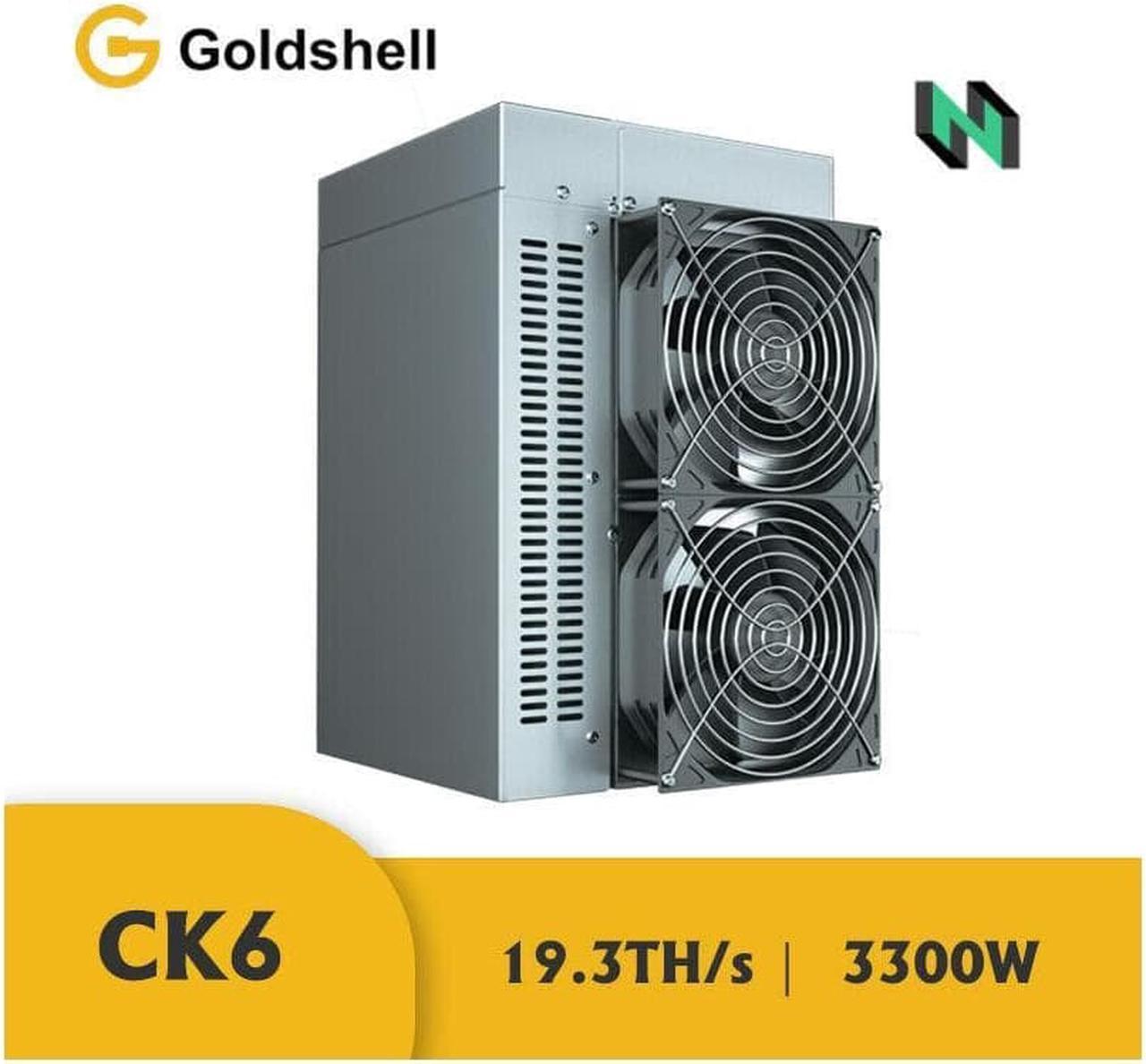 Goldshell CK6 Best Miner For CKB New Upgrade Nervos Network Super Computing Server New Upgrade, 19.3H/s±5% | 3300W±5% | 0.17W/M