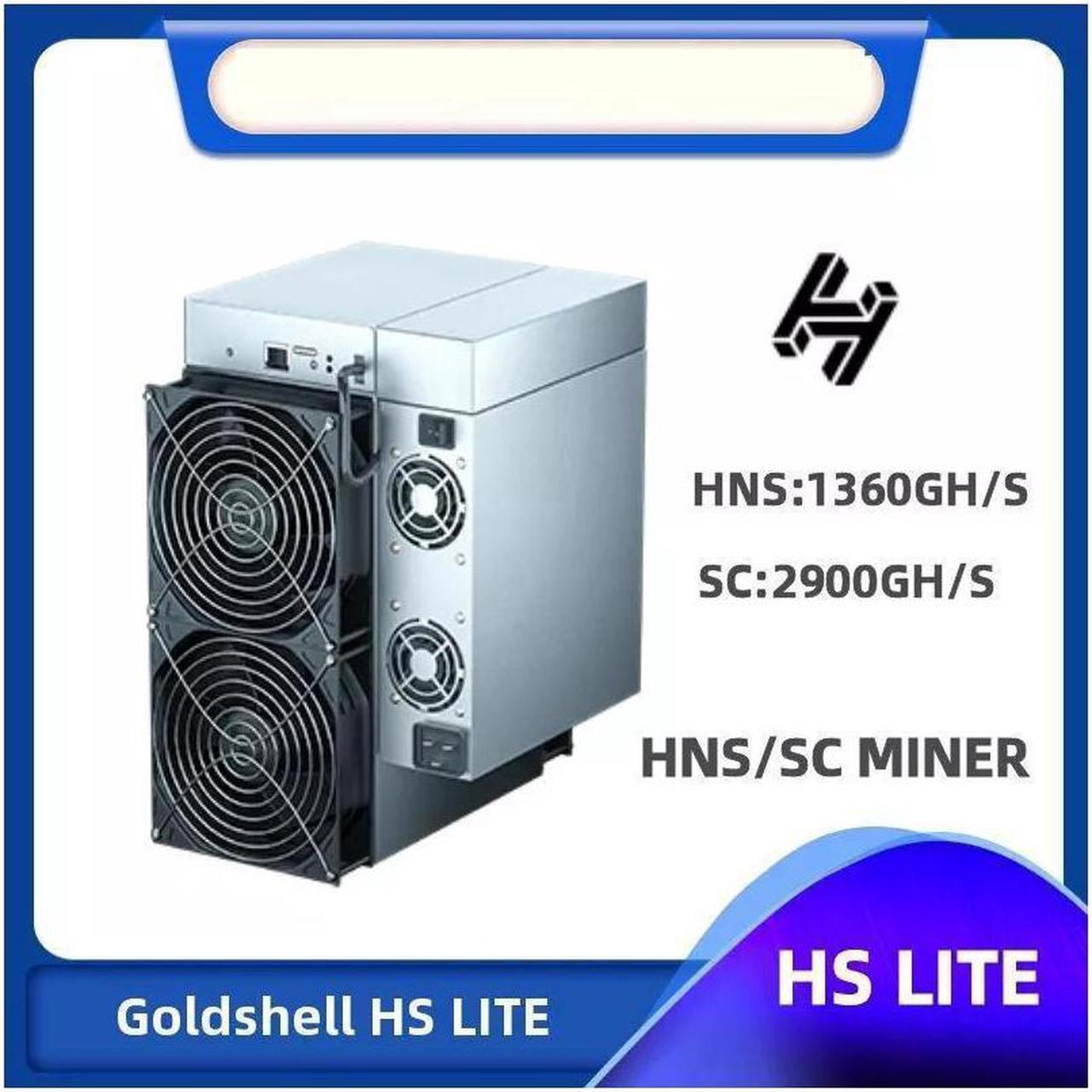 In Stock Gold shell HS LITE Miner Home Utra Silent Computer Server Mining HNS/SC 1200W