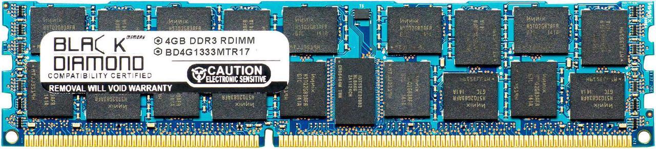 4GB RAM Memory for Compaq ProLiant DL360 G7 Black Diamond Memory Module DDR3 ECC Registered RDIMM 240pin PC3-10600 1333MHz Upgrade