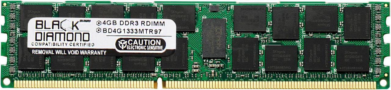 4GB RAM Memory for IBM eServer X-Series x3250 m3 Black Diamond Memory Module DDR3 ECC Registered RDIMM 240pin PC3-10600 1333MHz Upgrade