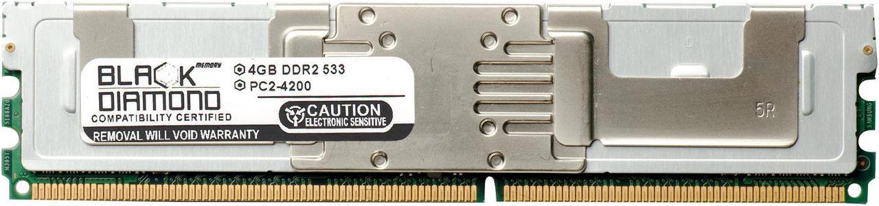 4GB RAM Memory for Intel Server System SR2520 SR2520SAX/SR2520SAXNA Black Diamond Memory DDR2 Fully Buffered FBDIMM 240pin PC2-4200 533MHz Upgrade