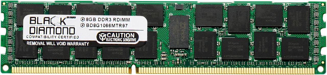 8GB RAM Memory for IBM eServer X-Series x3200 m3 (VLP) Black Diamond Memory Module DDR3 ECC Registered RDIMM 240pin PC3-8500 1066MHz Upgrade