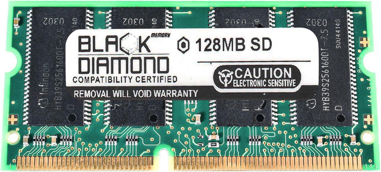 128MB Black Diamond Memory Module for Samsung GT Series GT 9093XTD SDRAM SO-DIMM 144pin PC133 133MHz Upgrade