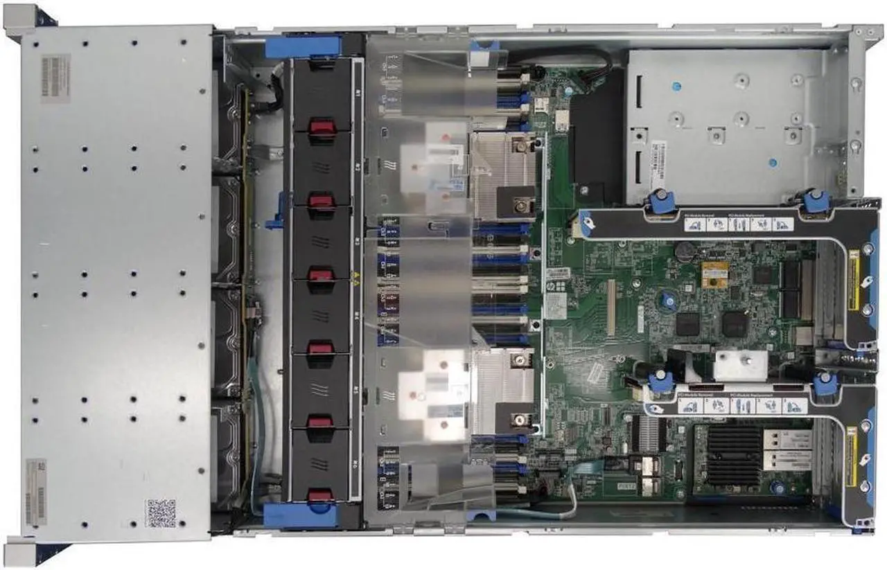 Alt view image 2 of 3 - HP Proliant DL380 Gen9 G9 Server 8B SFF 2.5" 2 x Intel Xeon E5-2630 V3 2.40 GHz 16 Core 64GB DDR4 Memory 4 x 900GB 10K P440ar Raid