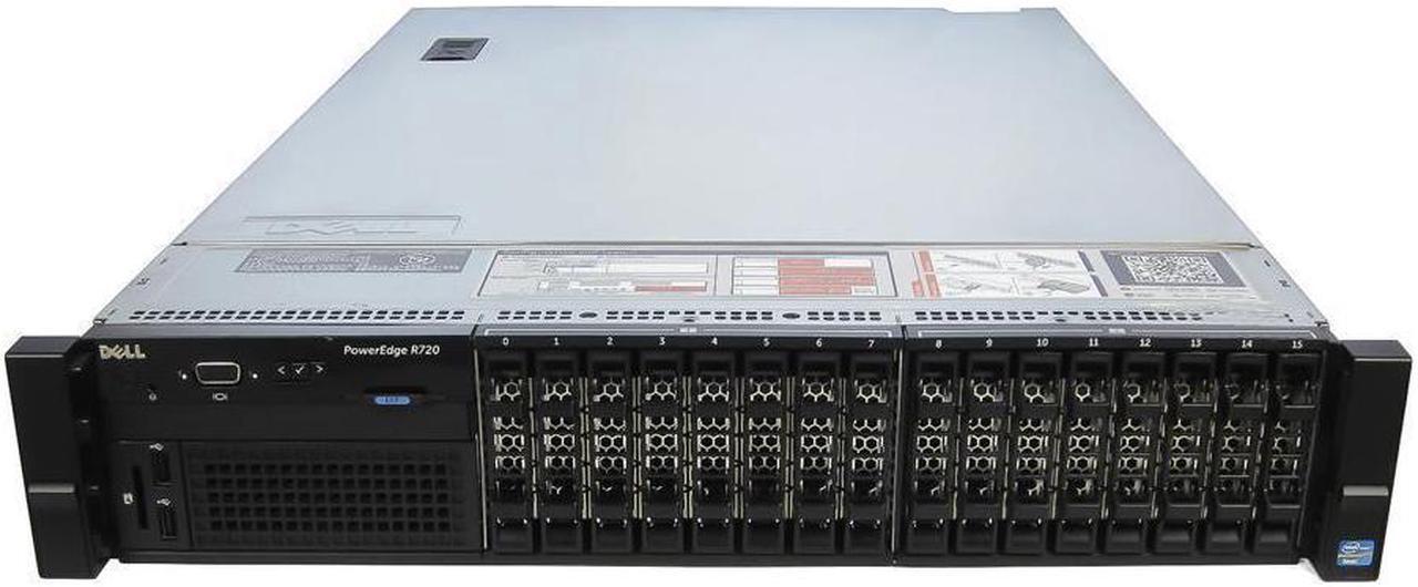 Alt view image 2 of 3 - Dell PowerEdge R720 16B Server 2x E5-2690 2.9GHz 16-Cores 384GB DDR3 4x 600GB 10K 2.5" HDD Perc H310 Mini