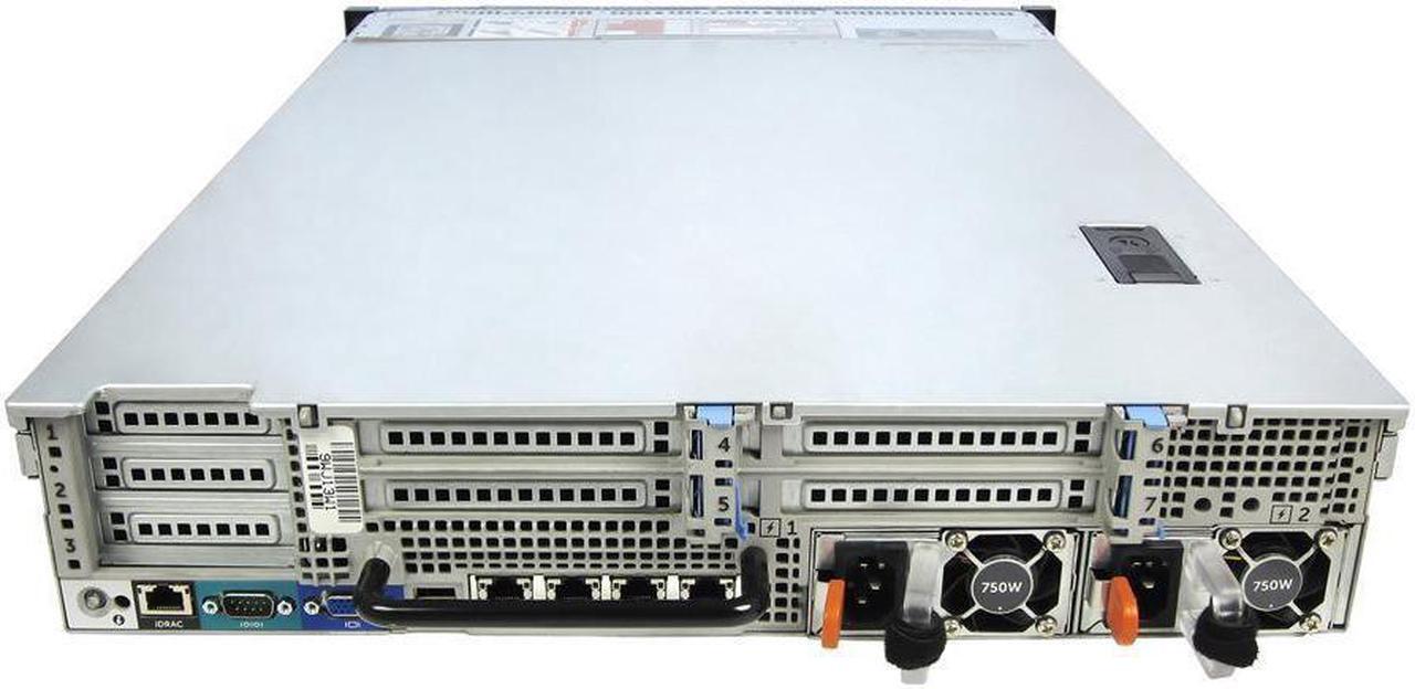 Alt view image 3 of 3 - Dell PowerEdge R720 16B Server 2x E5-2690 2.9GHz 16-Cores 384GB DDR3 4x 600GB 10K 2.5" HDD Perc H310 Mini
