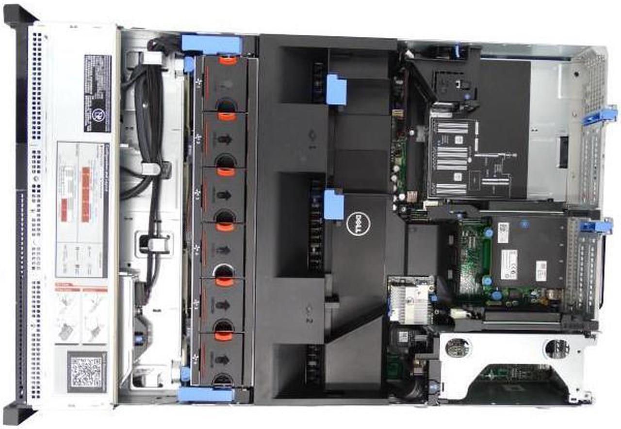 Alt view image 5 of 6 - Dell PowerEdge R720 8B Server 2x E5-2667 2.9GHz 12-Cores 192GB DDR3 8x 2TB 3.5" HDD Perc H310 Mini