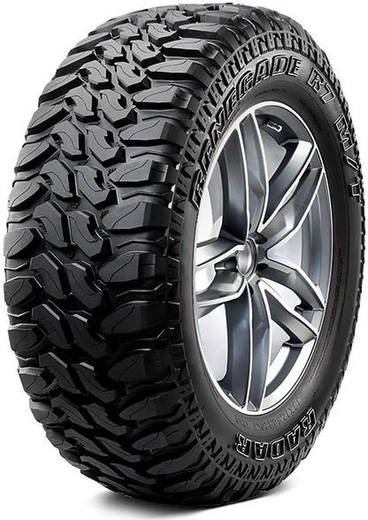 Main image of 1 New Radar Renegade R-7 M/T LT245/75R16 E 120/116Q OWL  Tires