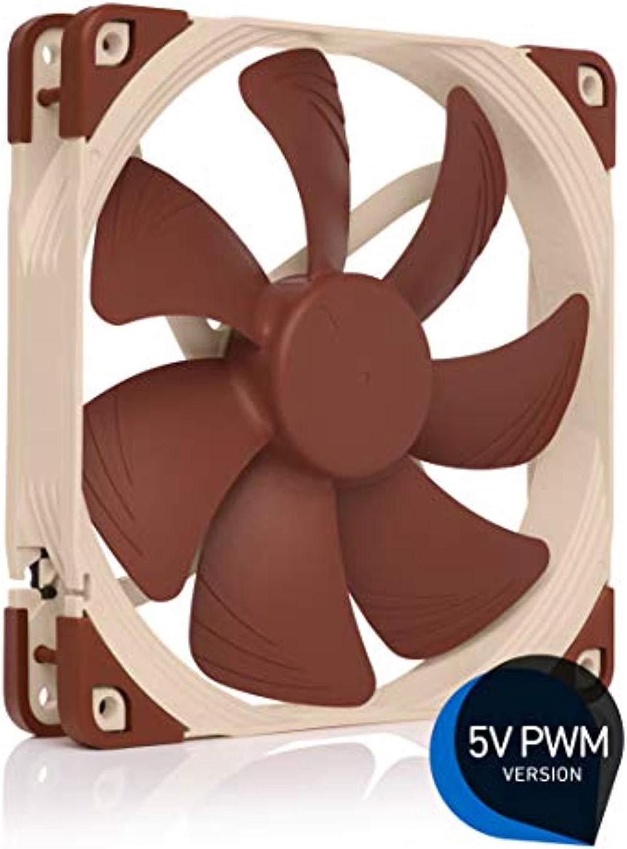 Noctua NF-A14 5V PWM, Premium Quiet Fan with USB Power Adaptor Cable, 4-Pin, 5V Version (140mm, Brown)