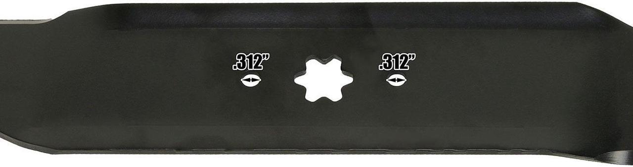 Alt view image 6 of 7 - (6) USA Mower Blades® Standard Medium Lift for Troy Bilt® 942-0610 942-0610A