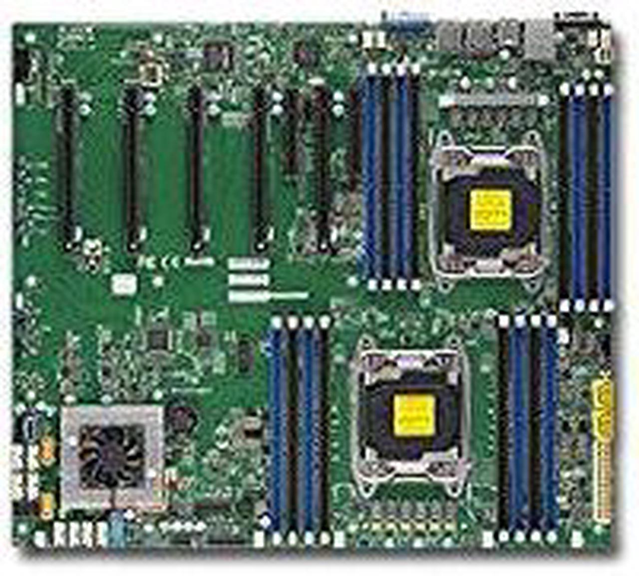 Alt view image 5 of 7 - Supermicro MBD-X10DRG-Q-B Supermicro X10DRG-Q Server Motherboard - Intel C612 Chipset - Socket LGA 2011-v3 - 1 x Bulk Pack - Proprietary Form Factor - 2 x Processor Support - 512 GB DDR4 SDRAM Maximum