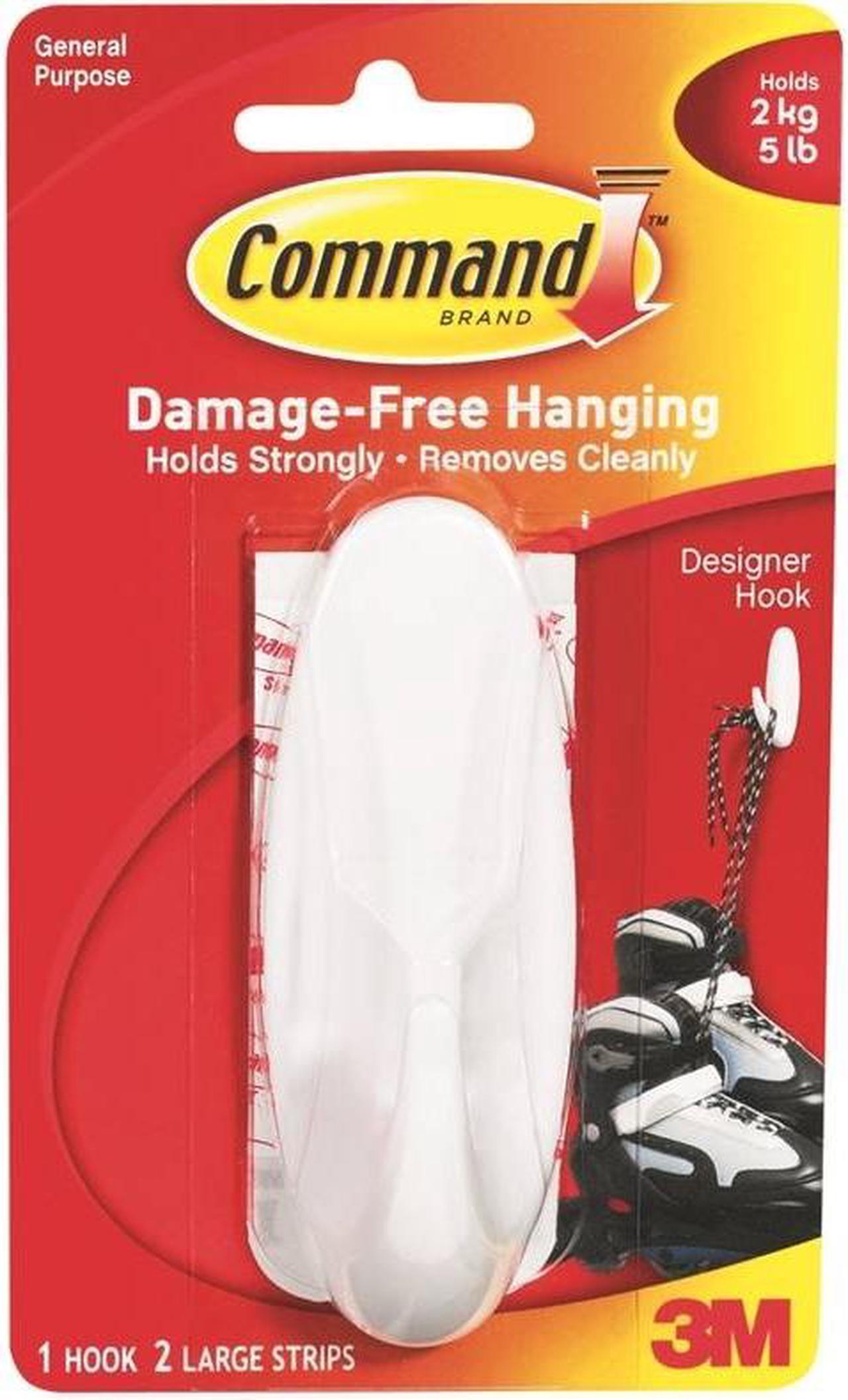 3M 17083 Command Designer Large Hook 1 hook, 2 strips