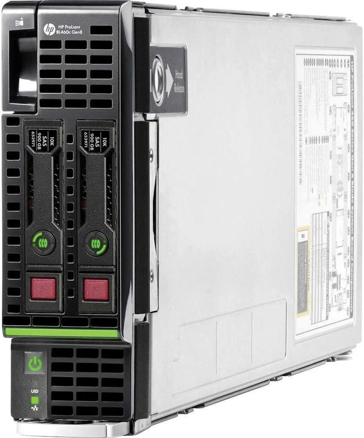 HP ProLiant BL460c Gen8 Server Blade 2x E5-2670 2.6GHz 16-Cores 32GB DDR3 2x 300GB 10K HDD P220i