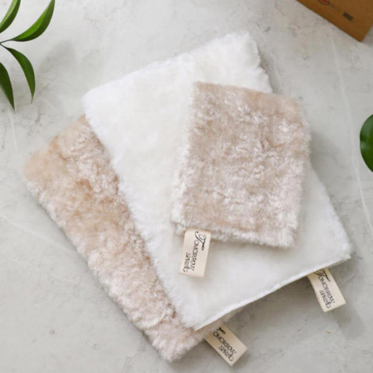 Alt view image 2 of 7 - 100% Viscose Facial Washcloth, Makeup Remover Cloth for Face, Excellent Deep Cleansing, German Dermatest Excellent, 6 Months Durable (6.7X9.4) 2 sets
