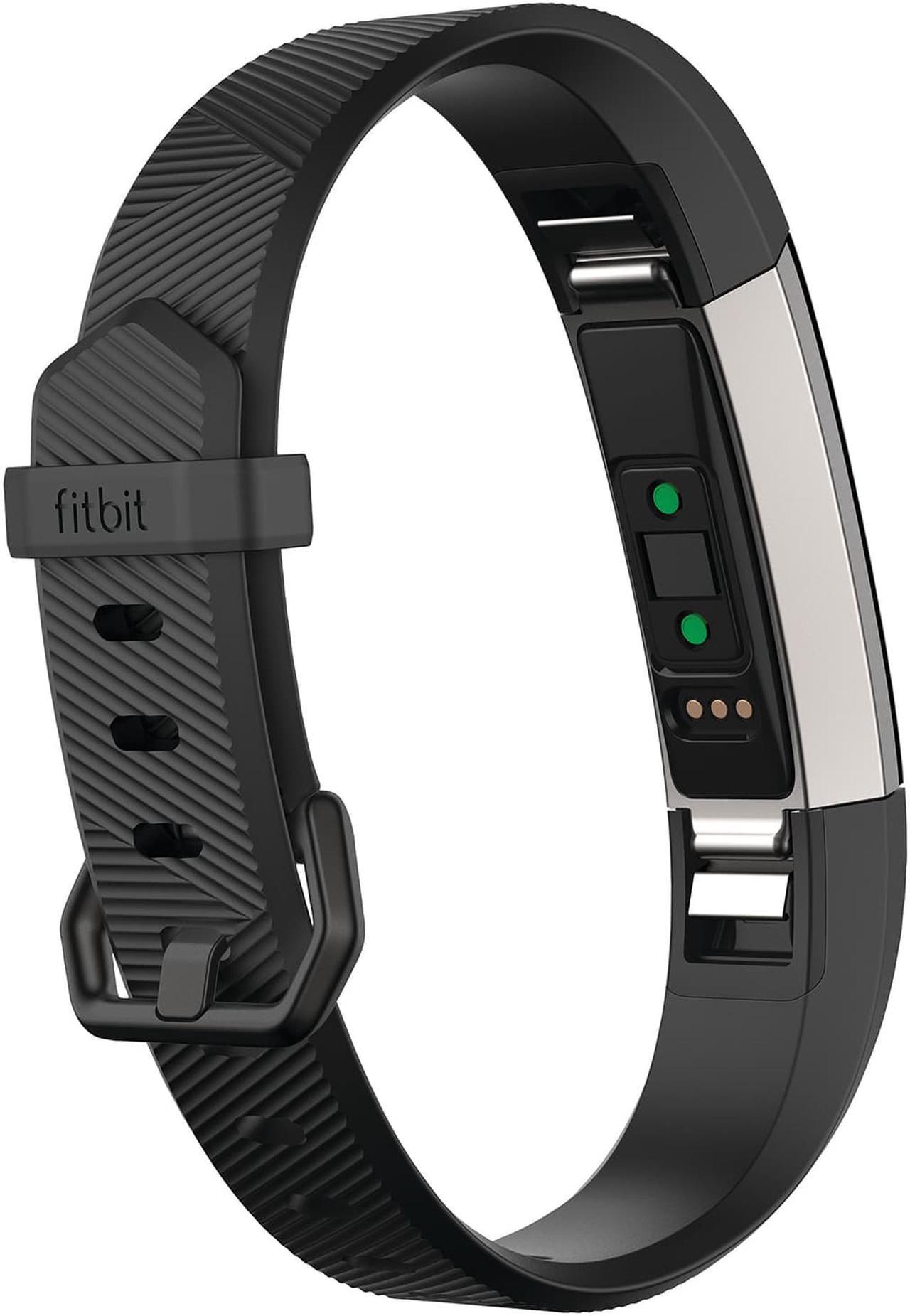 Alt view image 4 of 5 - Fitbit Alta HR Fitness Tracker with Heart Rate Monitor - Small - Black