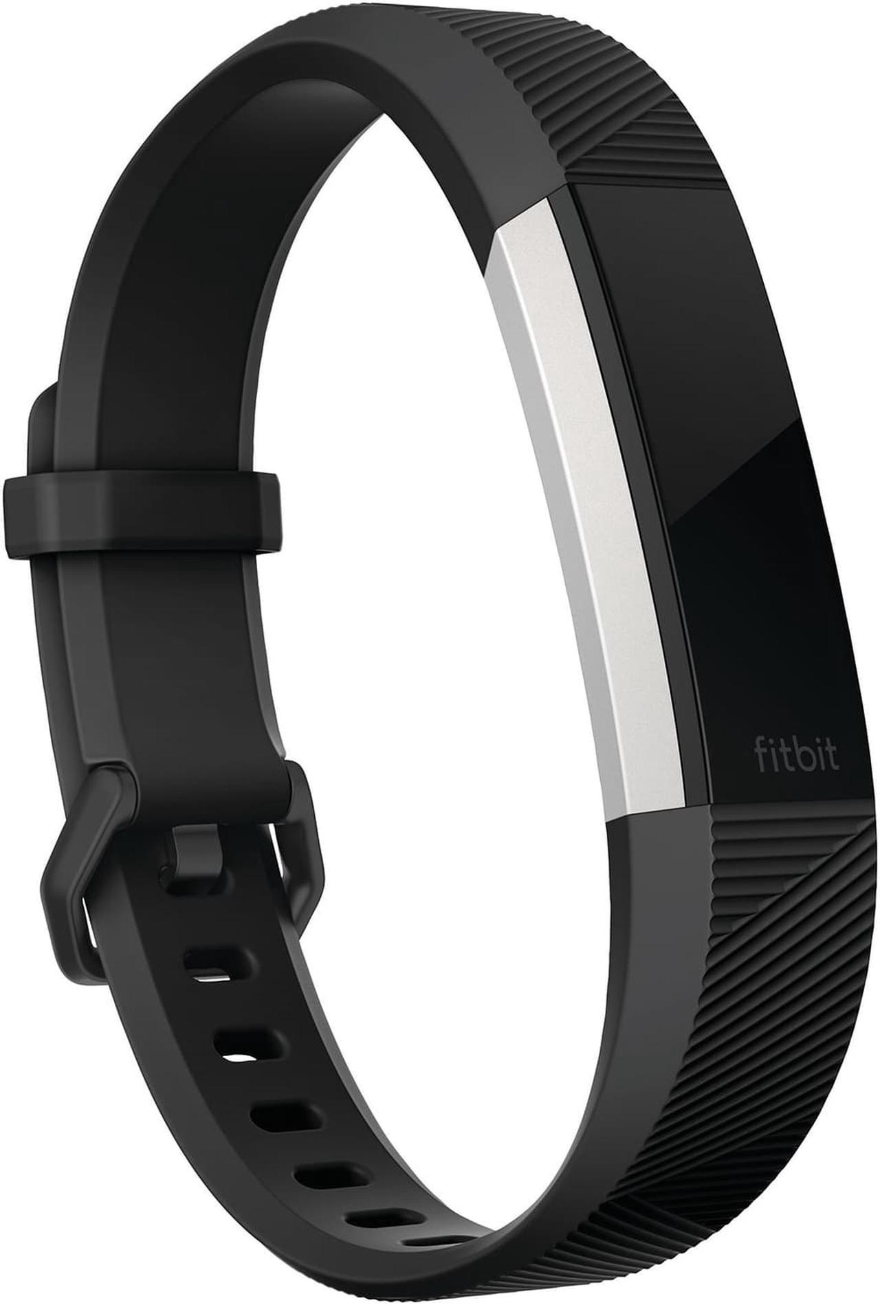 Main image of Fitbit Alta HR Fitness Tracker with Heart Rate Monitor - Large - Black