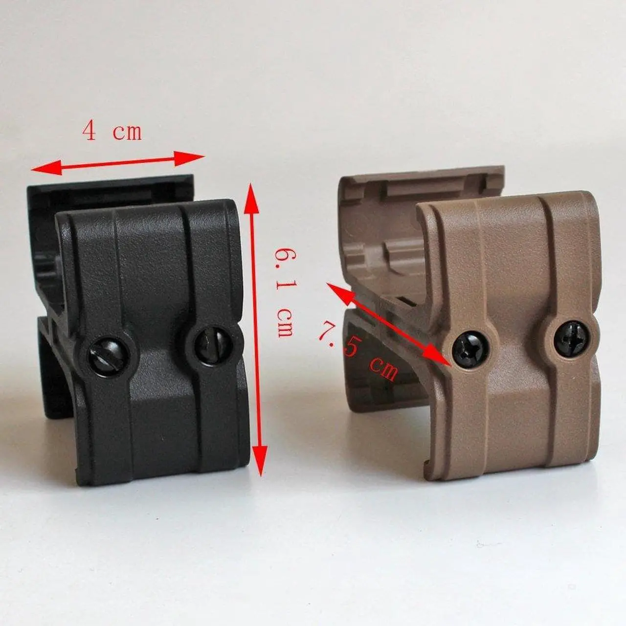 Alt view image 4 of 4 - Rifle Gun Magazine Parallel Connector Black/Mud/ Color with Wrench for Tactical Hunting Accessories