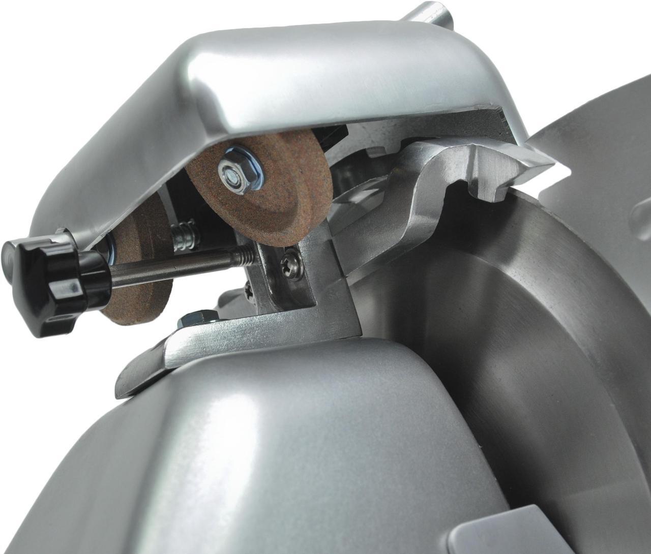 Alt view image 3 of 4 - KWS Premium Commercial 320w Electric Meat Slicer 10" Stainless Blade, Frozen Meat/ Cheese/ Food Slicer Low Noises Commercial and Home Use