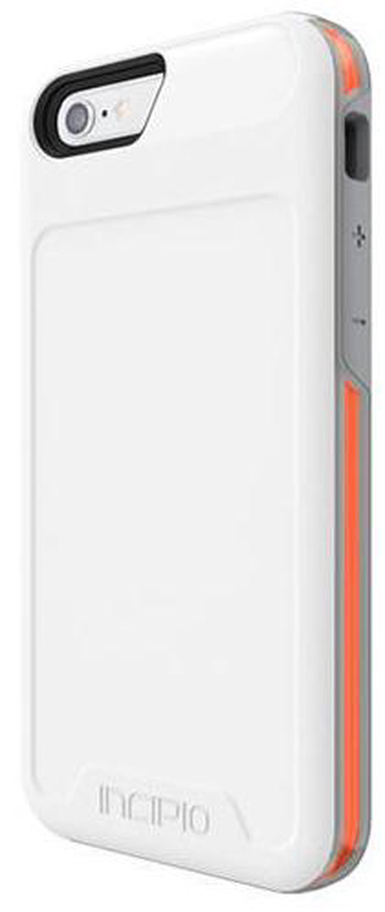Alt view image 5 of 7 - Incipio [Performance] Series Level 4 Carrying Case (Holster) for iPhone 6, iPhone 6S - White, Orange