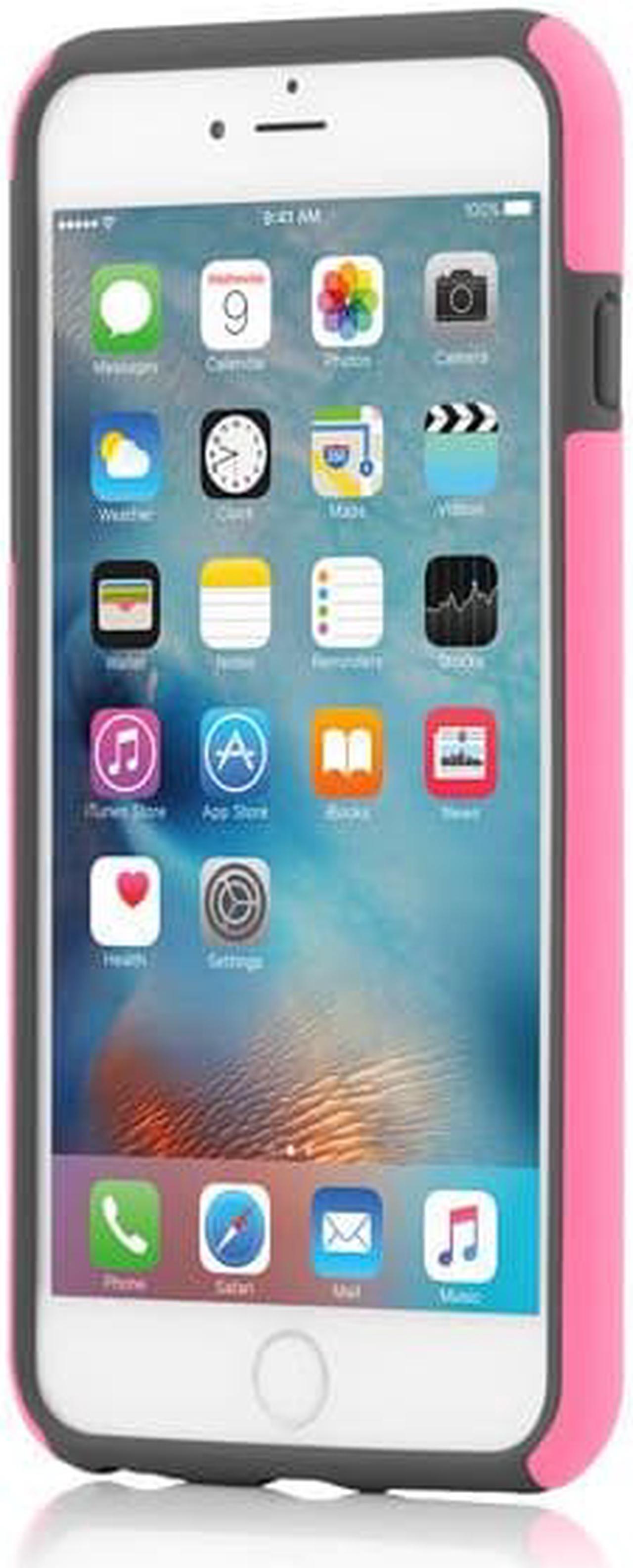 Alt view image 8 of 10 - Incipio Technologies DualPro Case for Apple iPhone 6s/6 Plus Pink/Gray