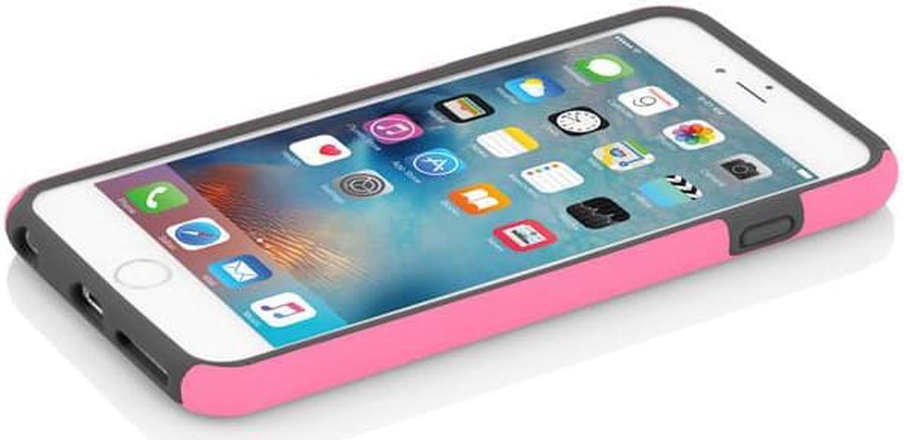 Alt view image 10 of 10 - Incipio Technologies DualPro Case for Apple iPhone 6s/6 Plus Pink/Gray