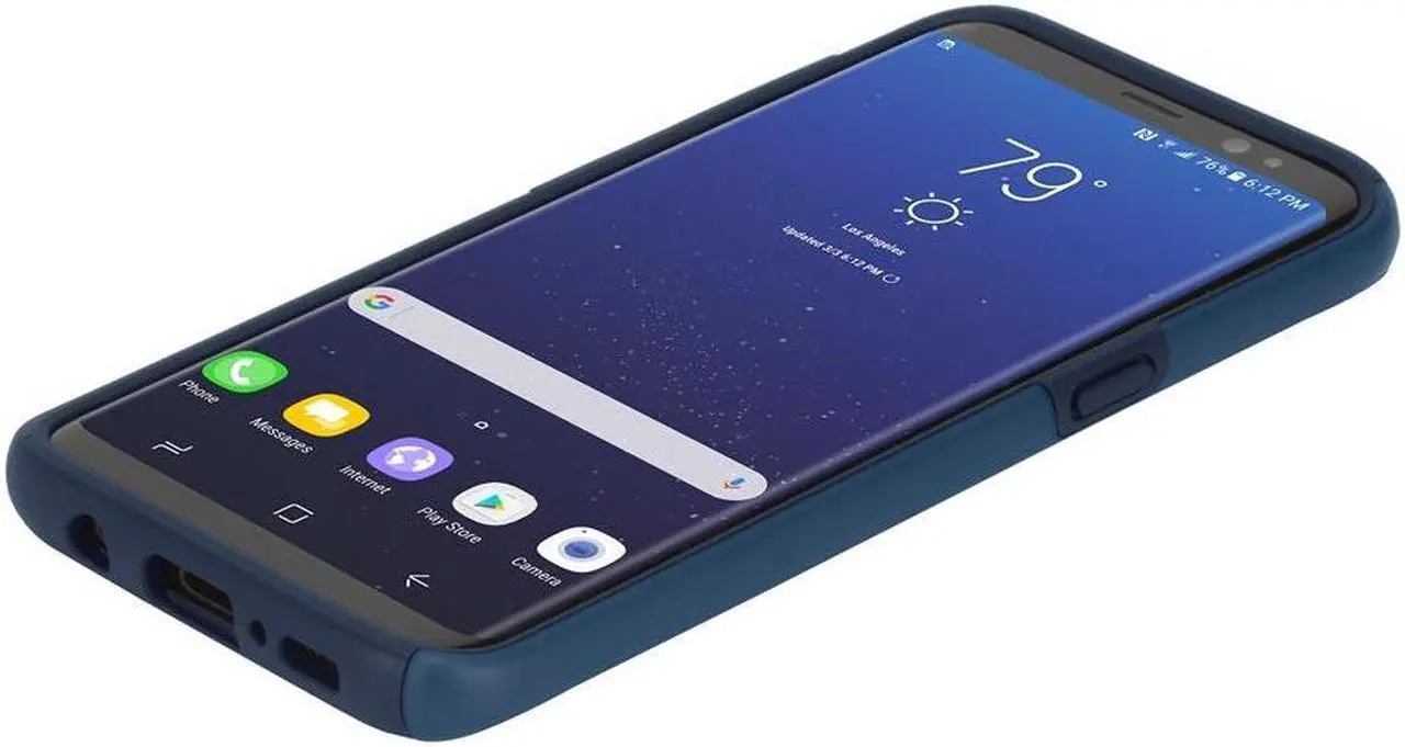 Alt view image 4 of 13 - Incipio DualPro Deep Navy Case for Galaxy S8+ SAMCS15752