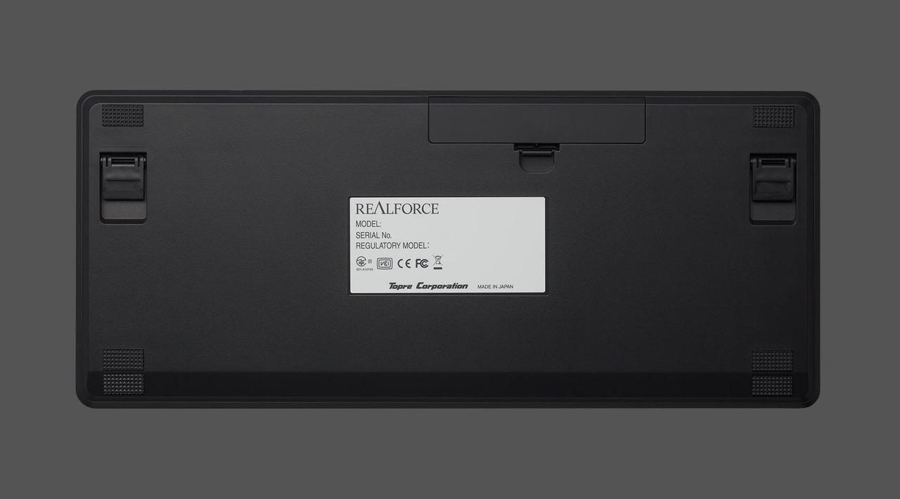 Alt view image 4 of 5 - Topre Corporation Realforce R3 for Mac TKL Black Wireless Keyboard Topre Silent 45g