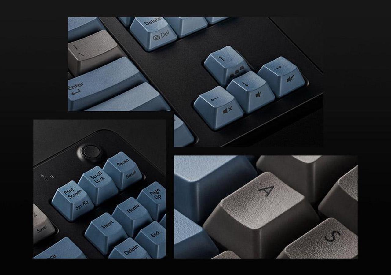 Alt view image 5 of 7 - Topre Corporation Realforce R3 Grey / Blue TKL Wireless Keyboard Topre Silent 45g