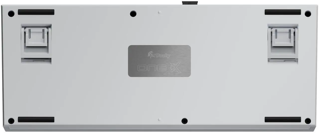 Alt view image 7 of 7 - Ducky One X Mini White 60% Inductive Keyboard