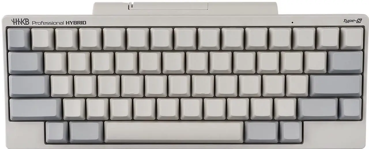 Alt view image 7 of 8 - Fujitsu Happy Hacking Keyboard Professional Hybrid Type-S (Compact, White, 45G, Blank Keycaps, Silent Keys) (CG01000-297101)
